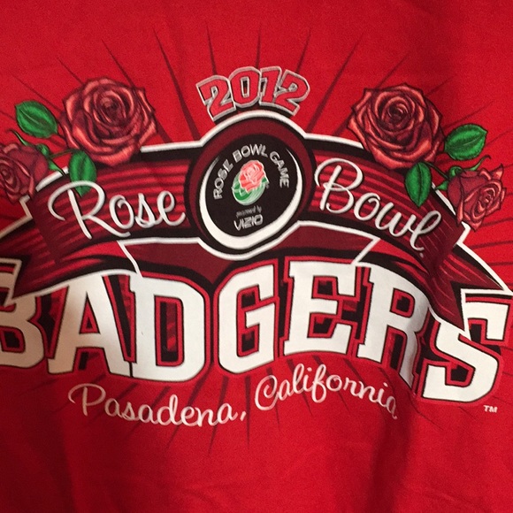 New Wisconsin badgers 2012 rose bowl tee shirt - Picture 4 of 7